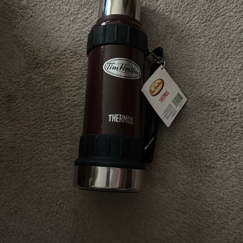 Insulated Brown Thermos